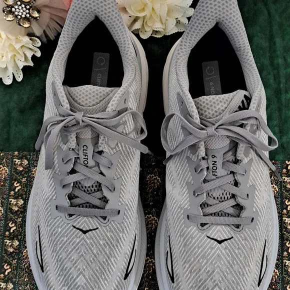 Hoka Clifton 9 Black mens HOKA sz. 12 2E - Picture 3 of 9